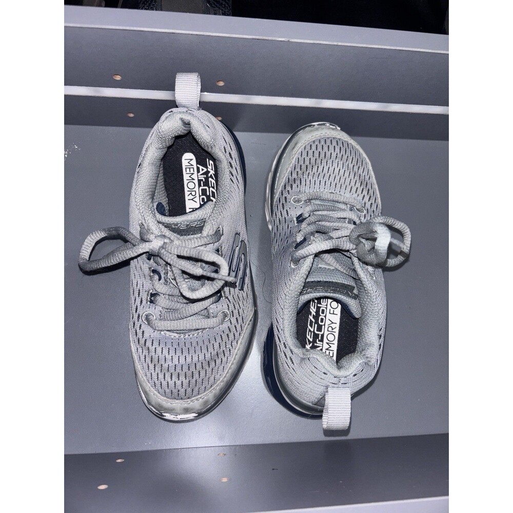 Gray Air Cooled, Memory Foam Sketchers Kids Size 10 .5